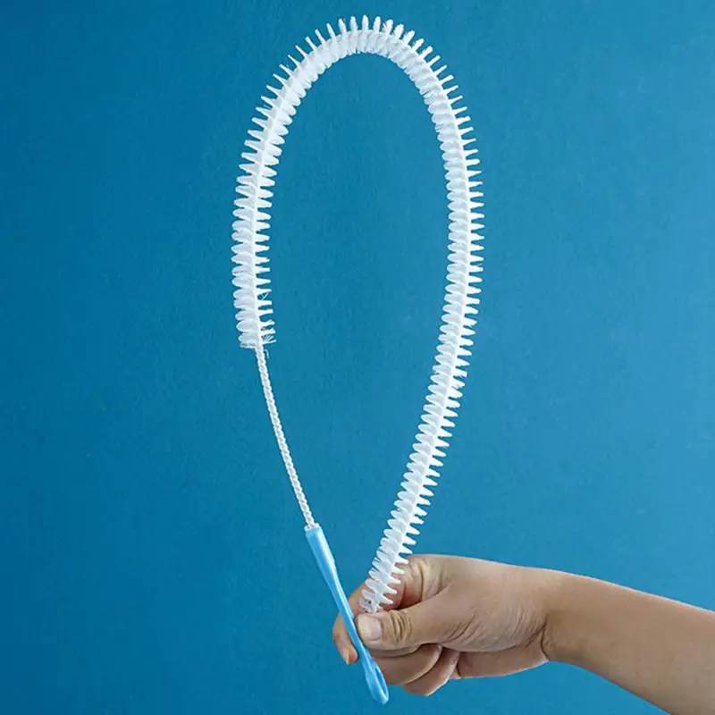 Cleaning Brush Extended Flexible 71cm Pipe Cleaning Household Gadgets Pipe Artifact Tool Household Anti Blocking Freely Bendable