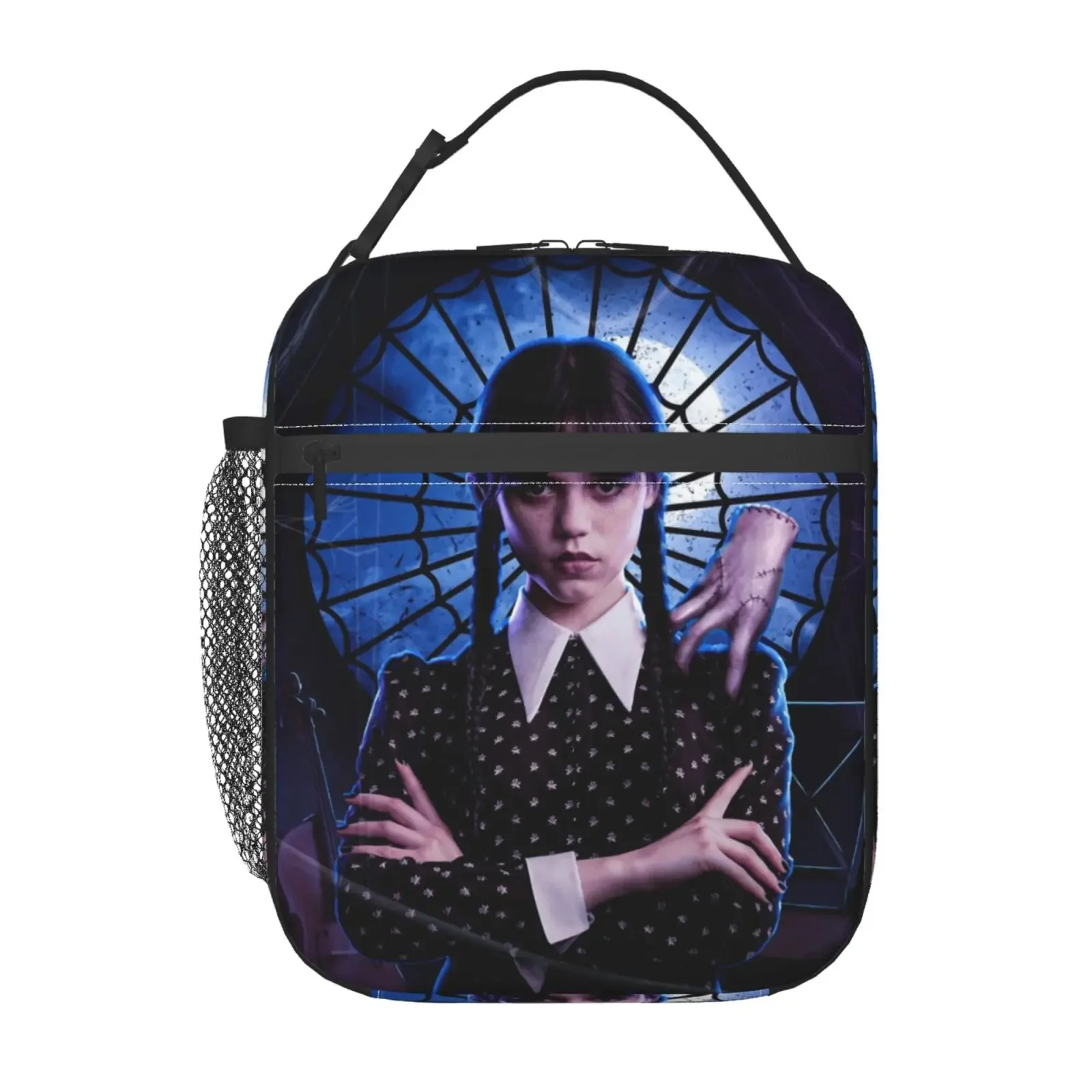 Wednesday Addams Awesome Merch Insulated Lunch Tote Bag for Picnic Food Box Multifunction Unique Design Thermal Cooler Lunch Box