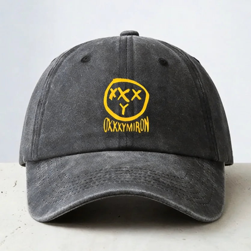 

oxxxymiron baseball cap fashion Vintage Style Washed Denim Hat Summer Men women snapback hats adjustable caps