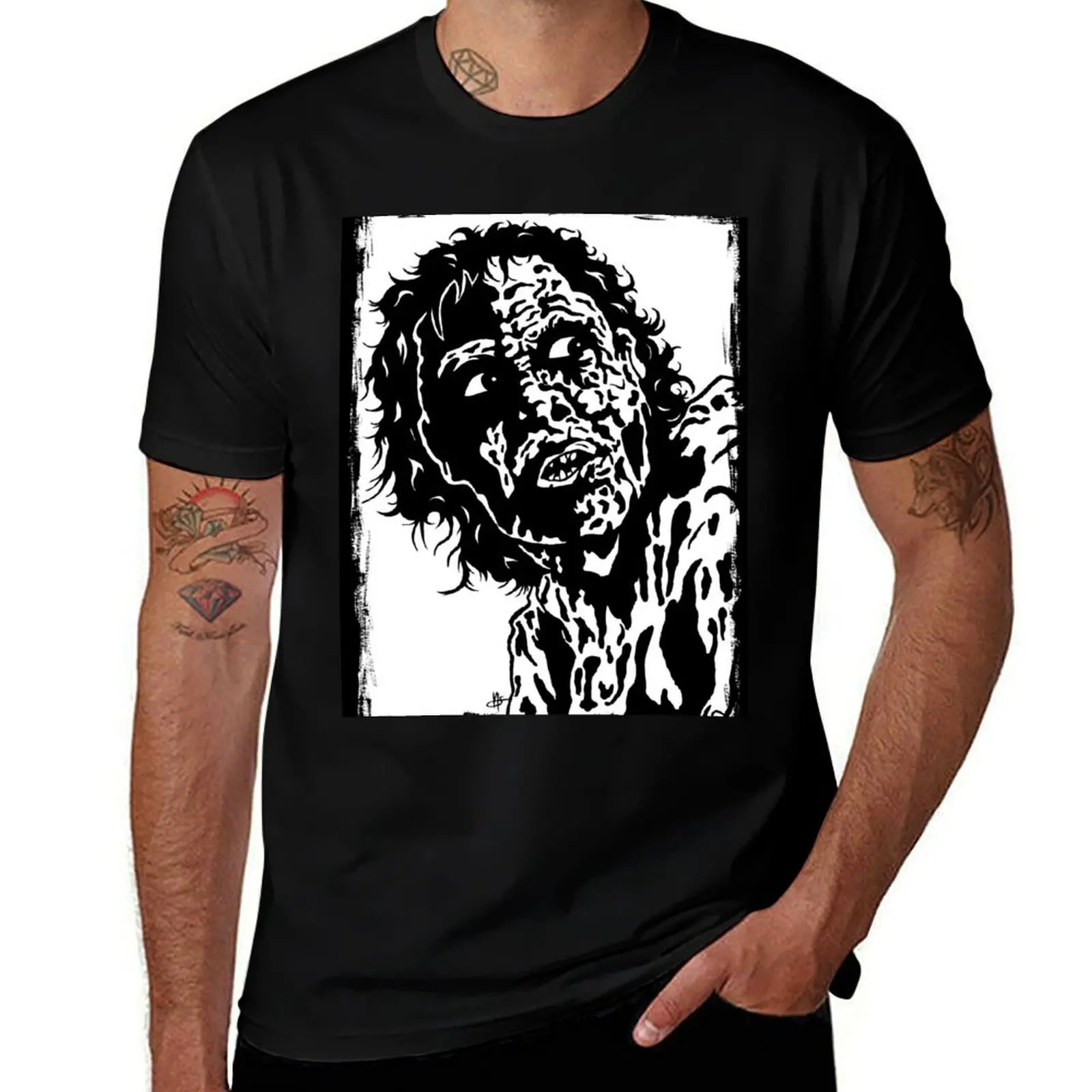 

Insect Man T-Shirt Clothing oversize t-shirts man vintage t shirts funny shirt cotton workout shirts for men