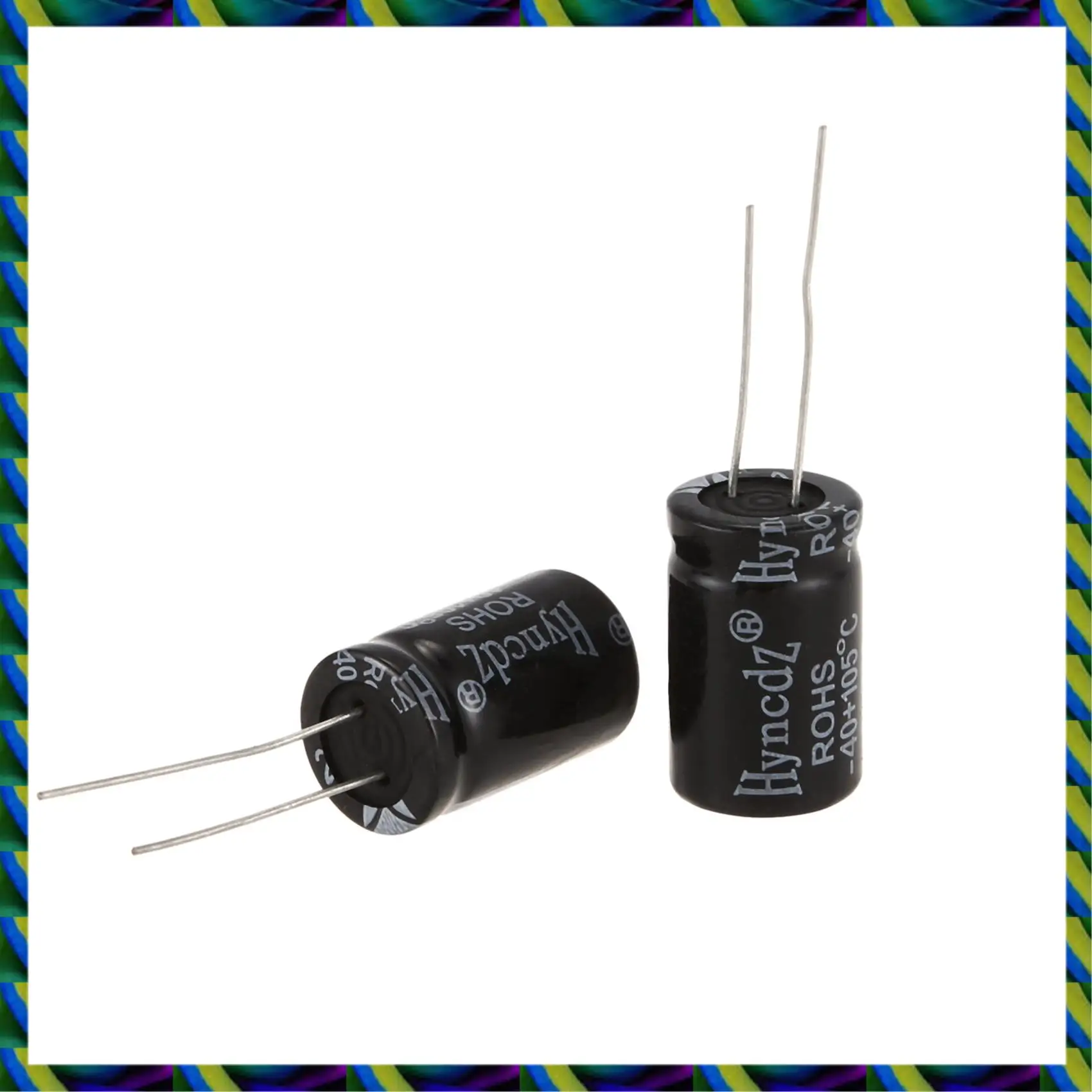 Diário 20 Pcs Preto 2200Uf 25V Capacitores Eletrolíticos De Alumínio Radial 1.3 X 1.3 X 2.1Cm