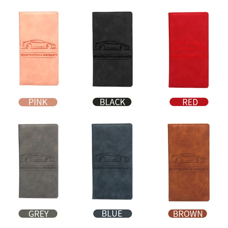 PU Leather Driver License Holder Protection Sleeve Card Bag for Car Driving Documents Business ID Passport Storage Card Bag