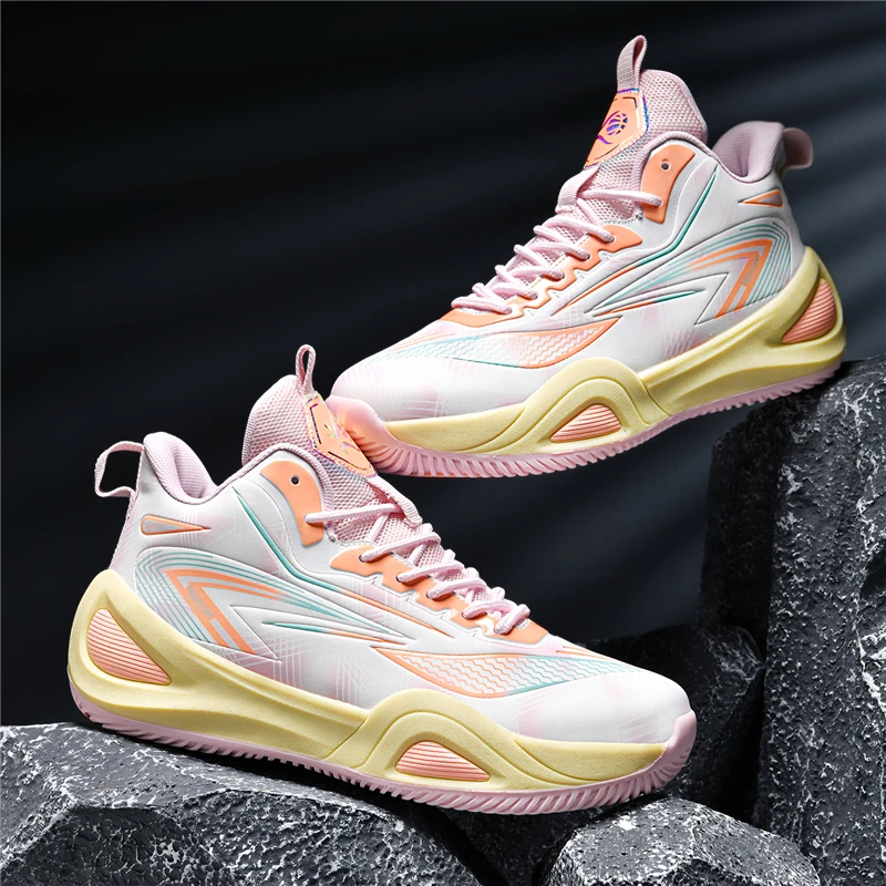 

2025 New Men Basketball Shoes Original Breathable Comfortable Non-Slip Training Sports Basketball Sneakers Male Shoes ﻿
