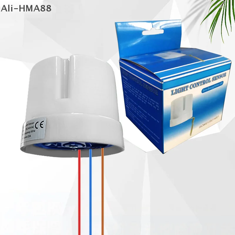 

Automatic On Off Photocell Street Lamp Light Switch Controller AC 110V 220V Photo Control Photoswitch Sensor Adjustable