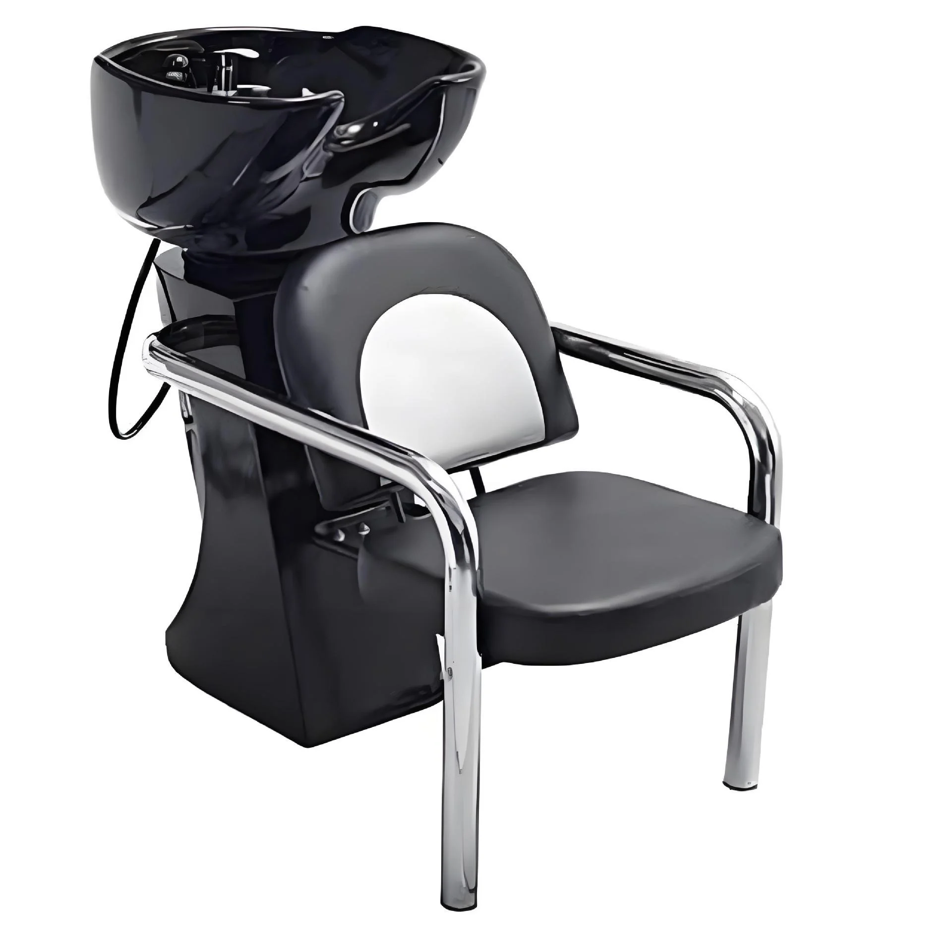 !@！@Luxury Portable Shampoo Bed for Barbershops and Salons Modern Design with Ceramic Basin for Hair Washing and Backwash Servic