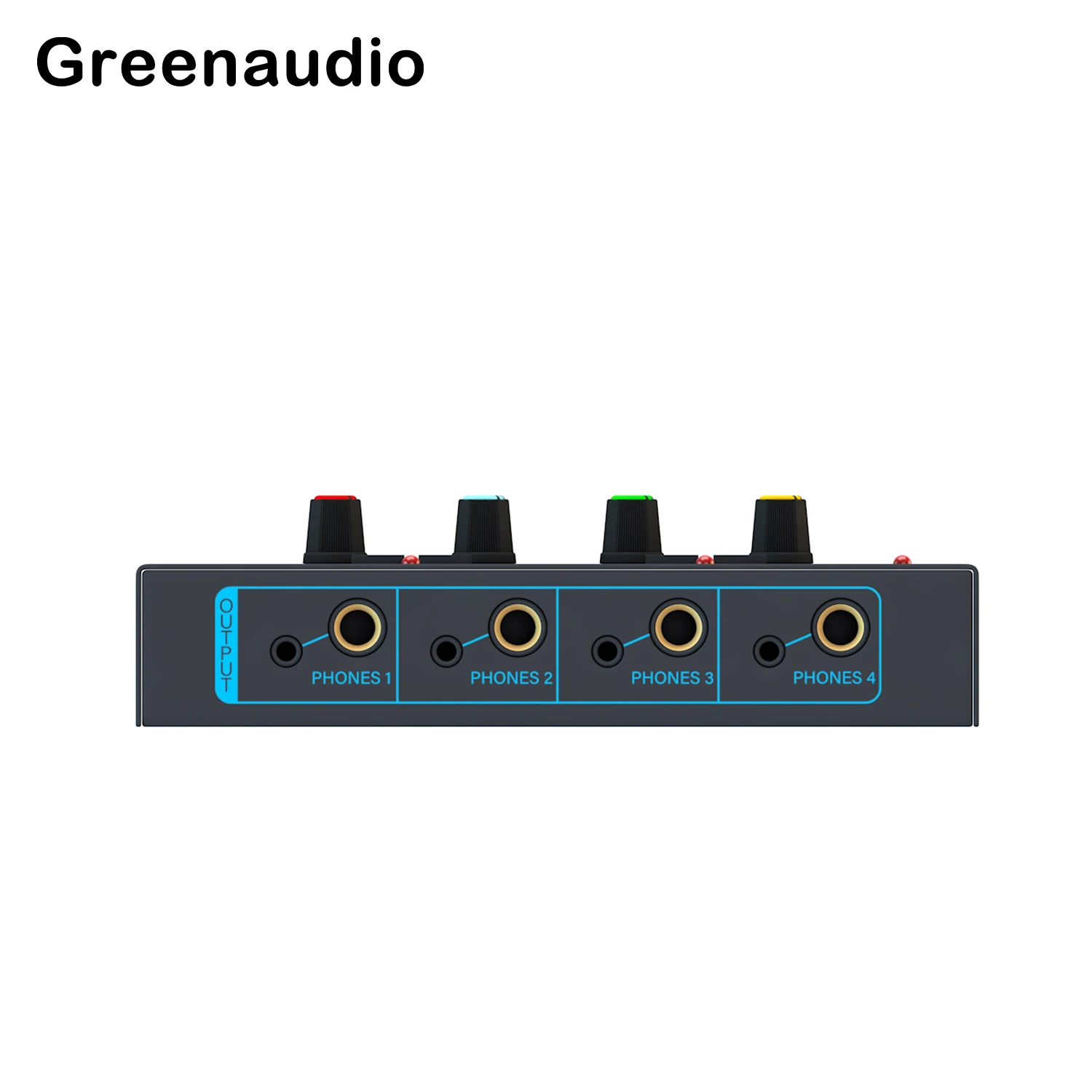 GAX-PX400 New 4 Channel Ultra Low Noise Line Amplifier Mini Stereo Mixer Audio USB Powered Mixer for Output Devices