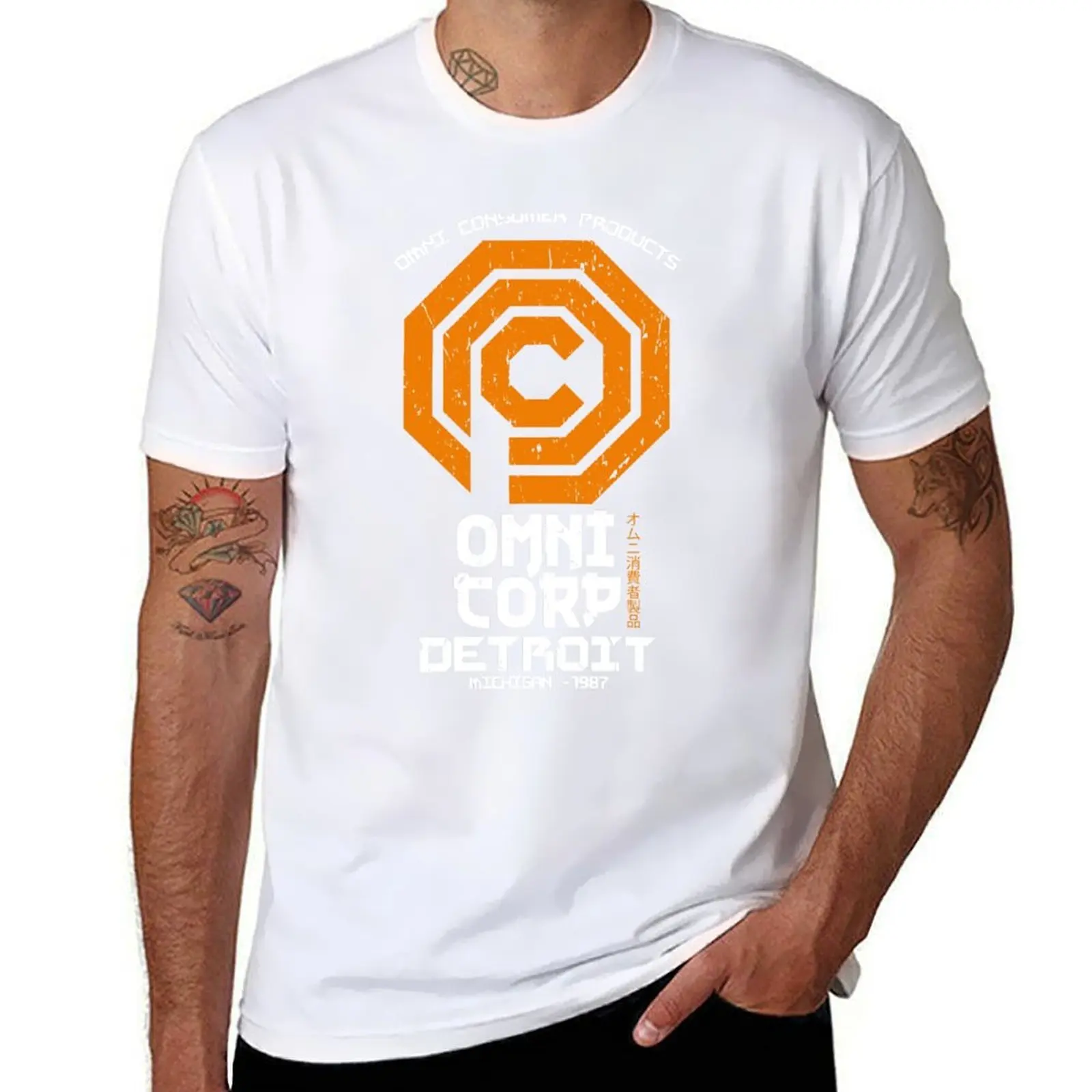 

Omni Corp T-Shirt cotton t shirt man men t shirt cotton 100% T-Shirt