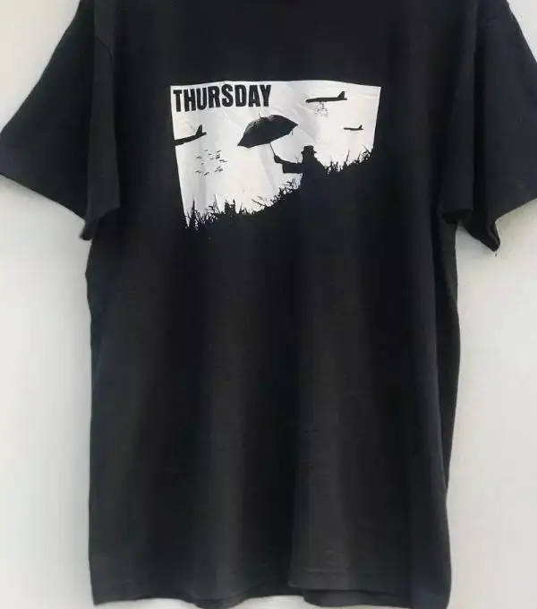 

Thursday Band T-shirt, Thursday Basic Vintage 90s Unisex Tshirt All Size