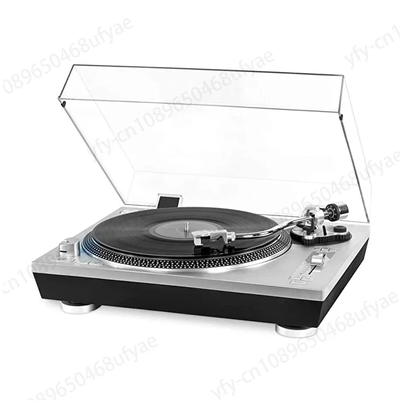 Desktop Professional HIFI Vinyl Record Motorized Magnetic Bluetooth Vinyl Record Player LP Retro Gramophone