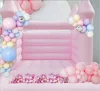 볼 피트가 있는 팽창식 바운스 하우스, 핑크 팽창식 실내 바운스 하우스, 3-12 세 아동용, PVC 점프 바운시 하우스, 10x8x8 FT 5