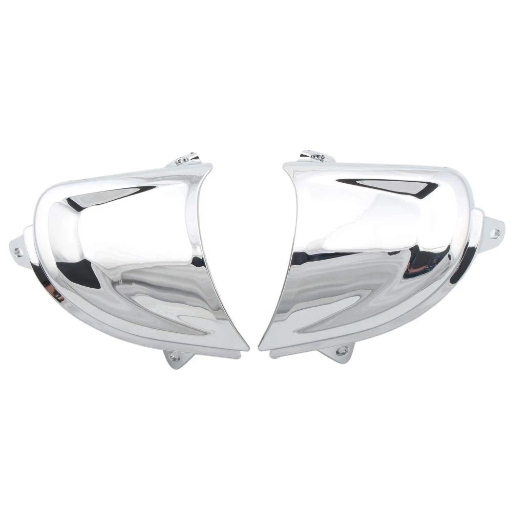 Motorcycle Chrome Front Headlight Covers Trims Decorations for Honda Goldwing Gold Wing Gl1800 2001-2011 (Pack