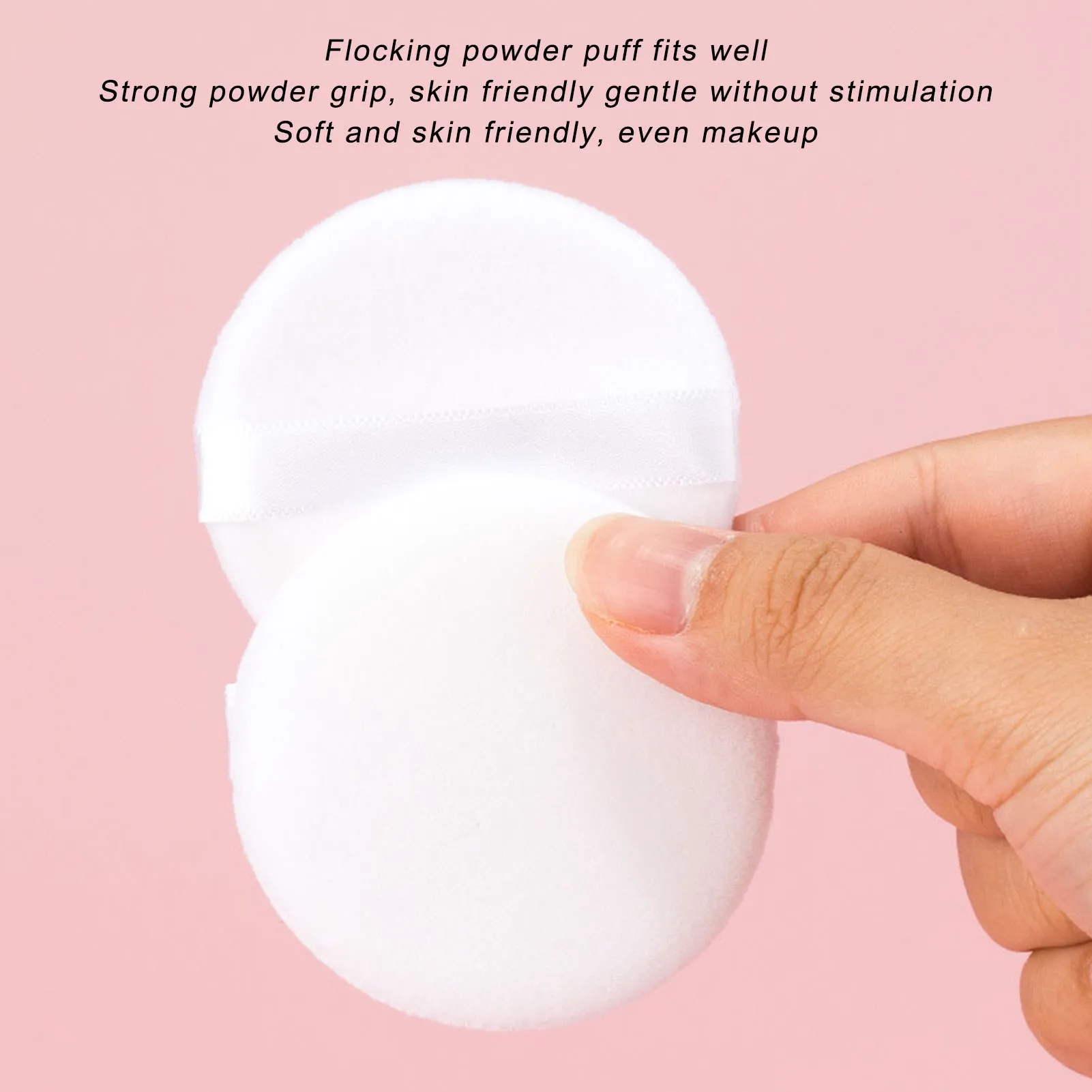 Afriquary-Boîte à poudre de maquillage portable, étui à blush, contenant avec bouffée de poudre, 3g