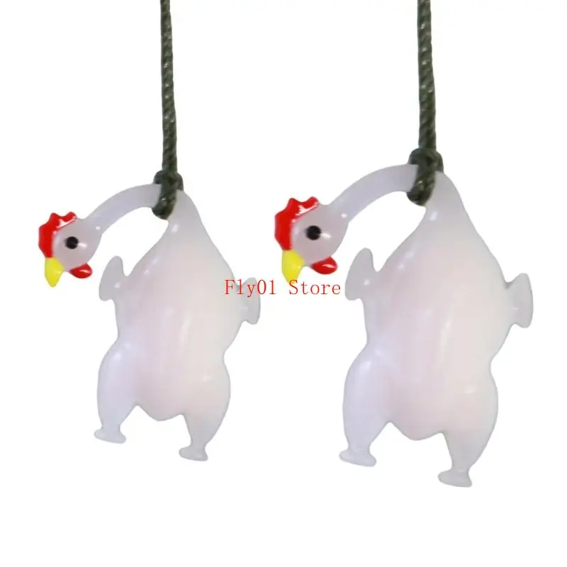 Fun Color Changing Roast Chicken Pendant For Mirror Home Display Desk Decoration