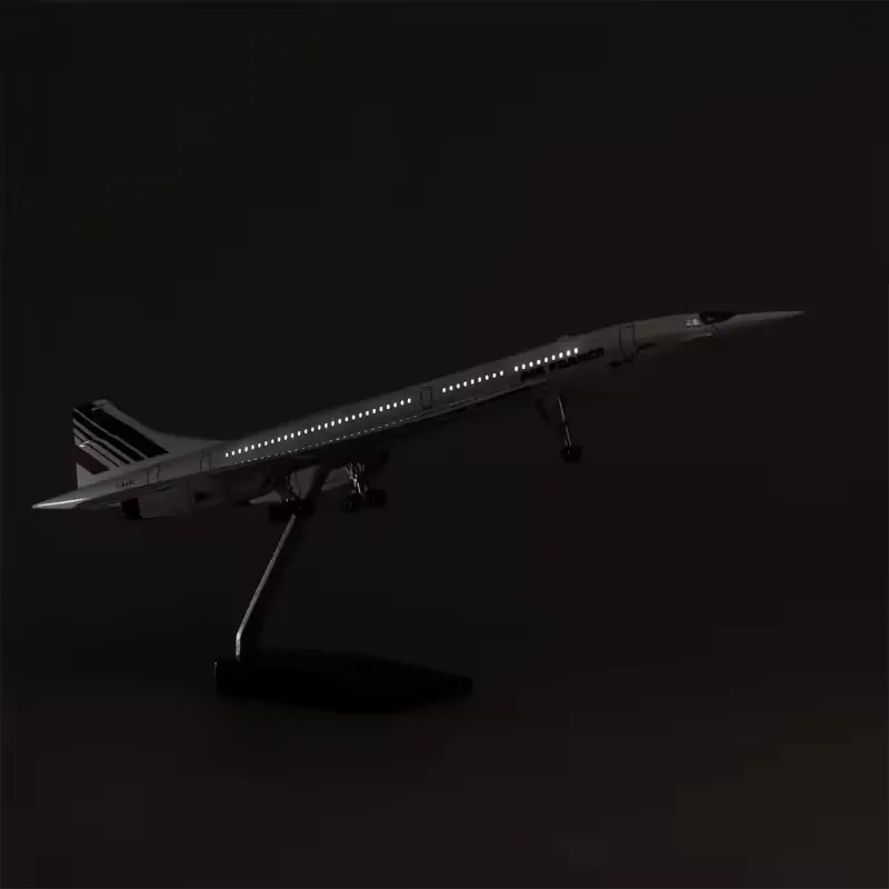 2025 Neues Modell Air Singapore /Air British /Air France Airlines Concorde Aircraft Airways im Maßstab 1:125 mit Rädern und Lichtern