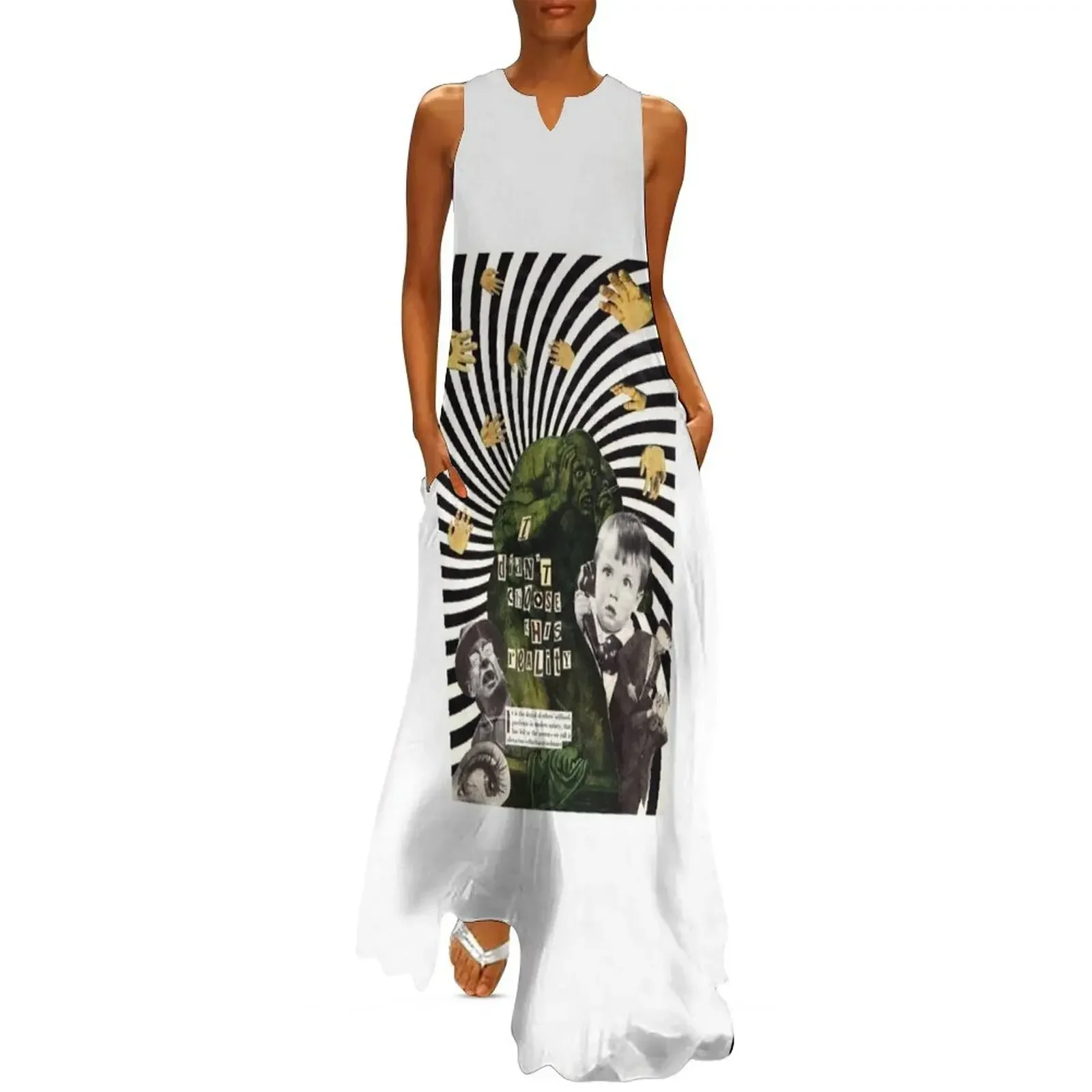 

Wrong Reality Long Dress woman dress dresses for womens 2025 women dresses evening dresses women Dress
