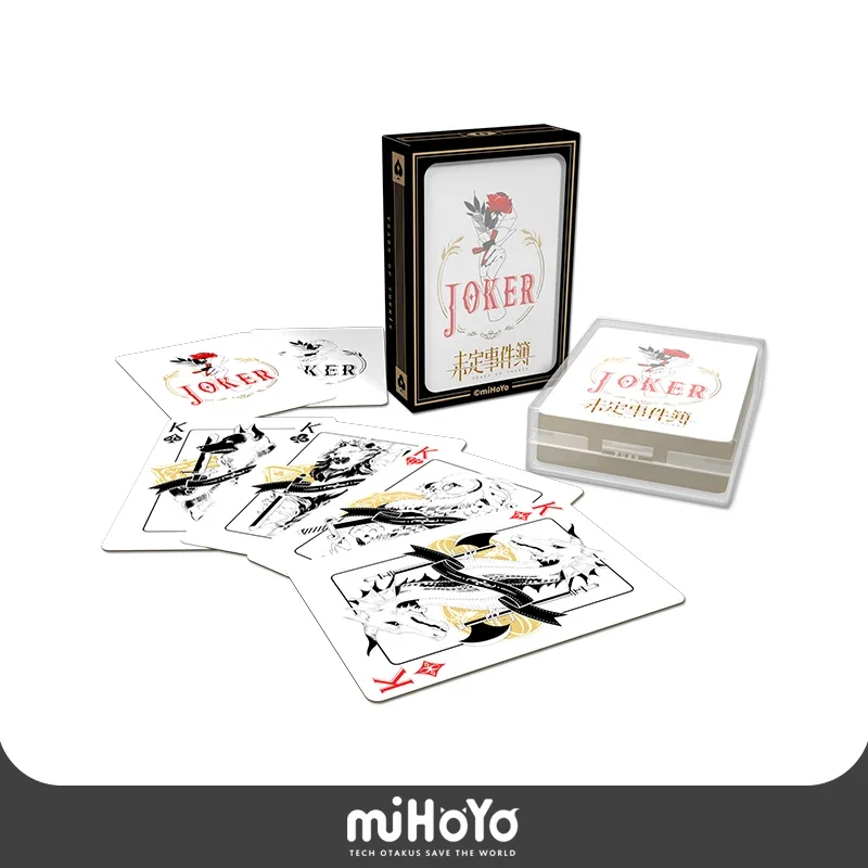 54 Buah/Set Anime Game Tear Of Themis Cosplay Poker Meja Bermain Kartu Anime Papan Permainan Kartu Kreatif Joker Alat Peraga Hadiah Pesta