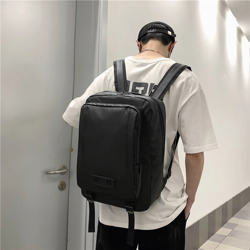 New business backpack fashion trend men's bag large capacity computer backpack simple Student Backpack