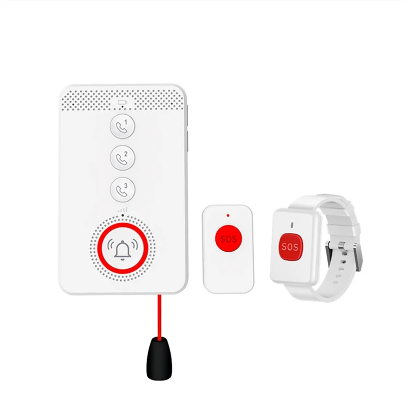 Emergency Alarm Device 4G 433MHZ SOS Timely Rescue Home Nursing Home Retirement Home EU Plug-A31R