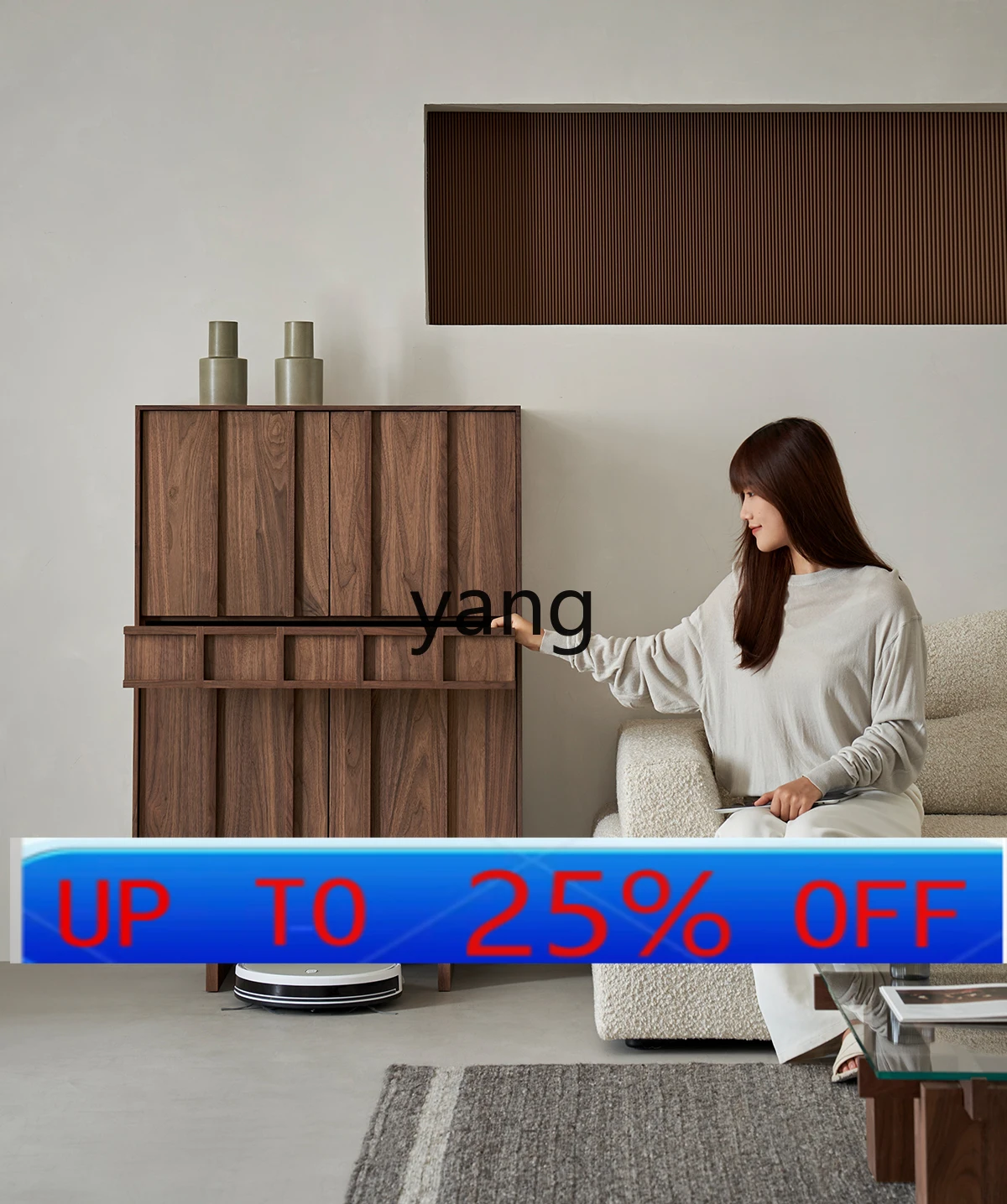 

lhh side cabinet black walnut solid wood medieval storage home living room storage retro cabinet