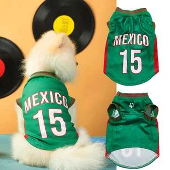 Breathable Pet Basketball Jersey 1