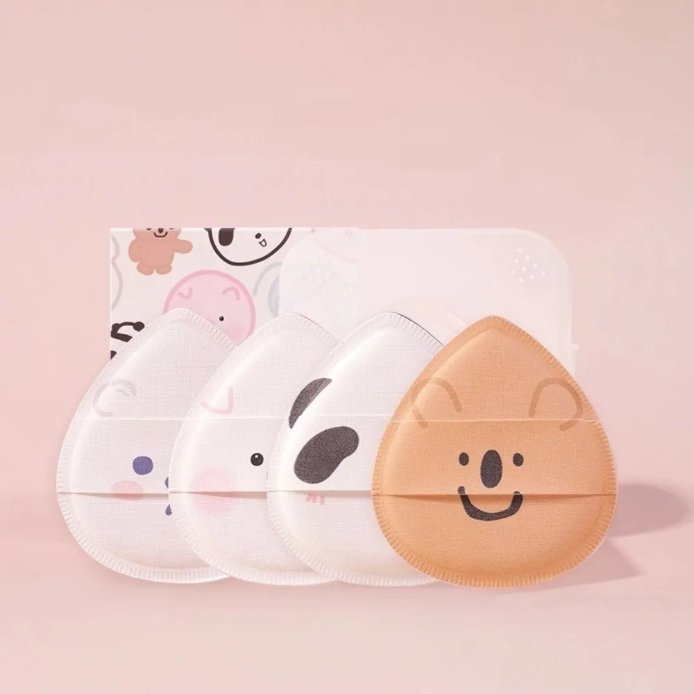 Leuke Superzachte Dierentuin Poederdons Make-up Tool Droge en Natte Marshmallow Spons Cartoon Luchtkussen Poederdonsjes