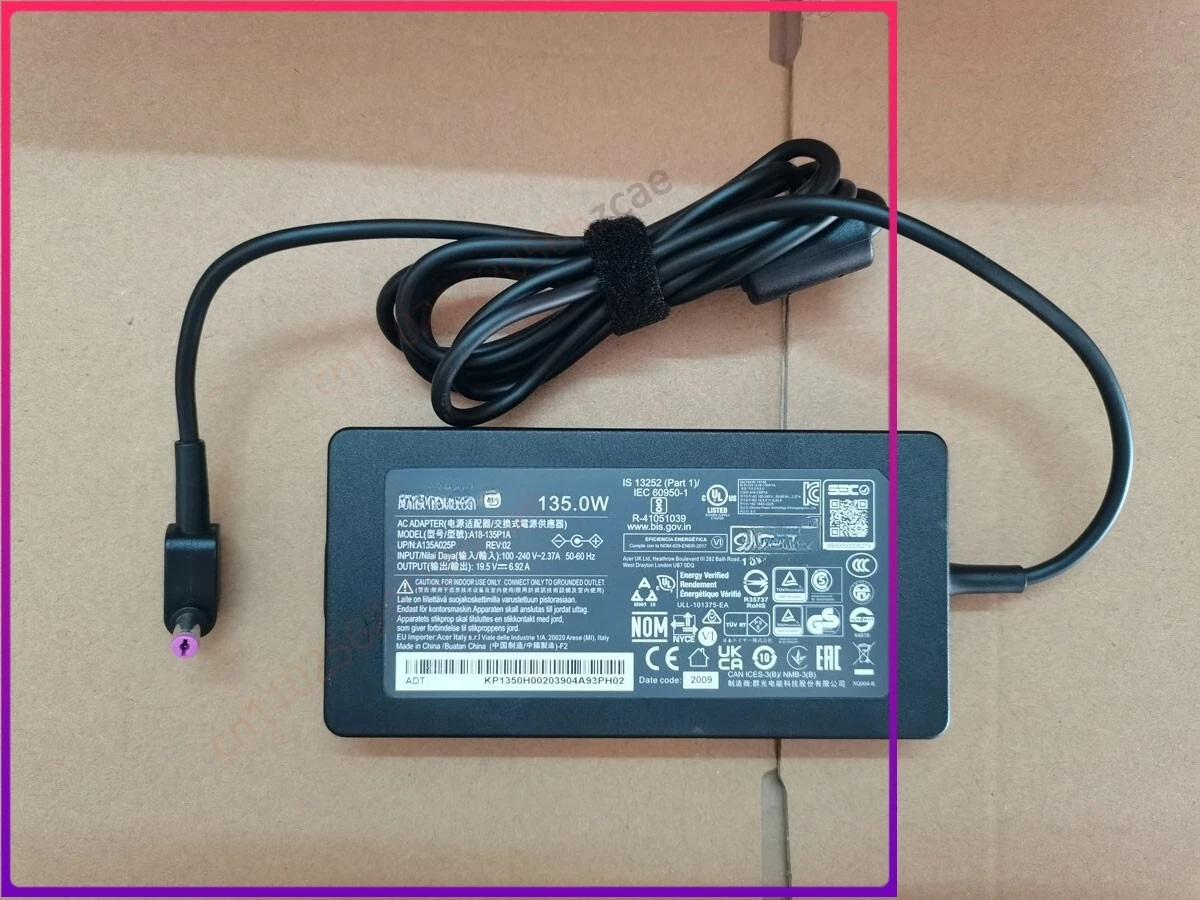 Second-hand 19.5V 6.92A 135W A18-135P1A For Acer Nitro 5 AN515-45-R00V N20C1 Adapter