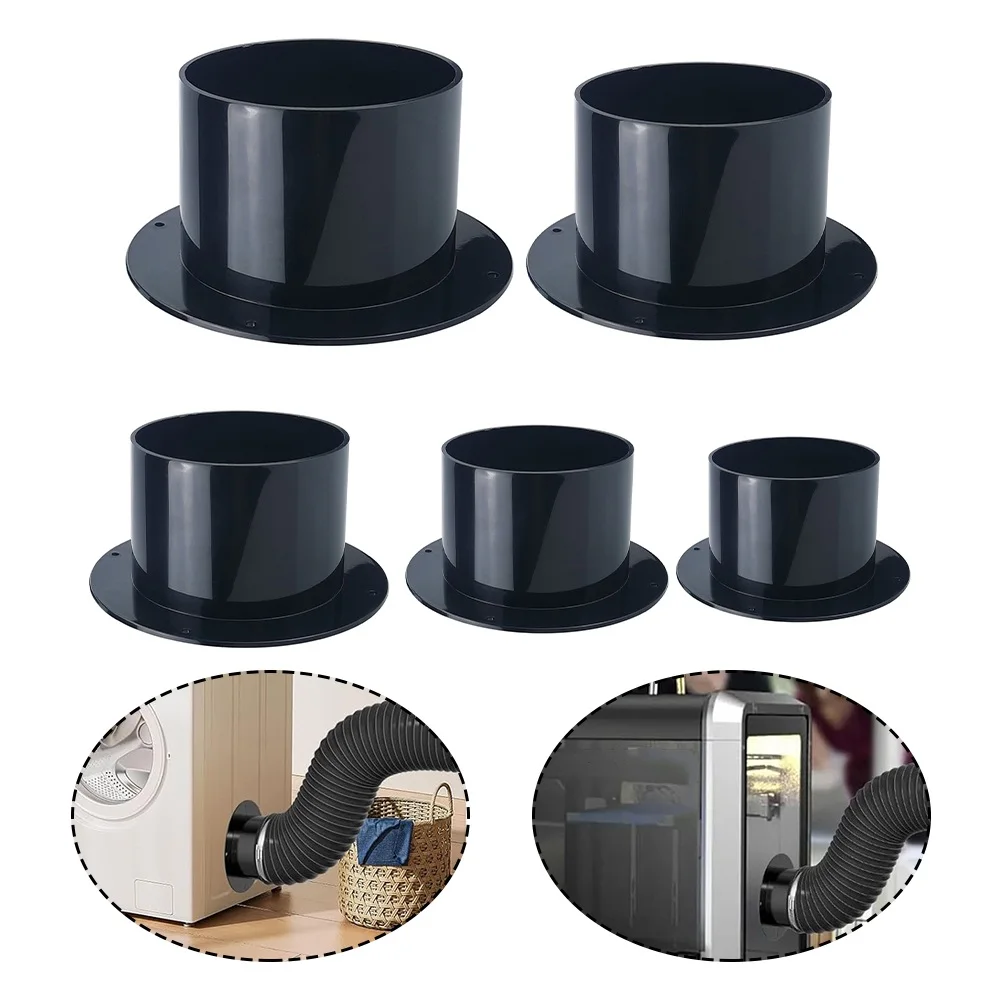 

Соединитель трубы из АБС-пластика, круглый фланцевый вентиляционный соединитель для воздуховода HVAC, вытяжной вентилятор, кухня, ванная комната, поток воздуха