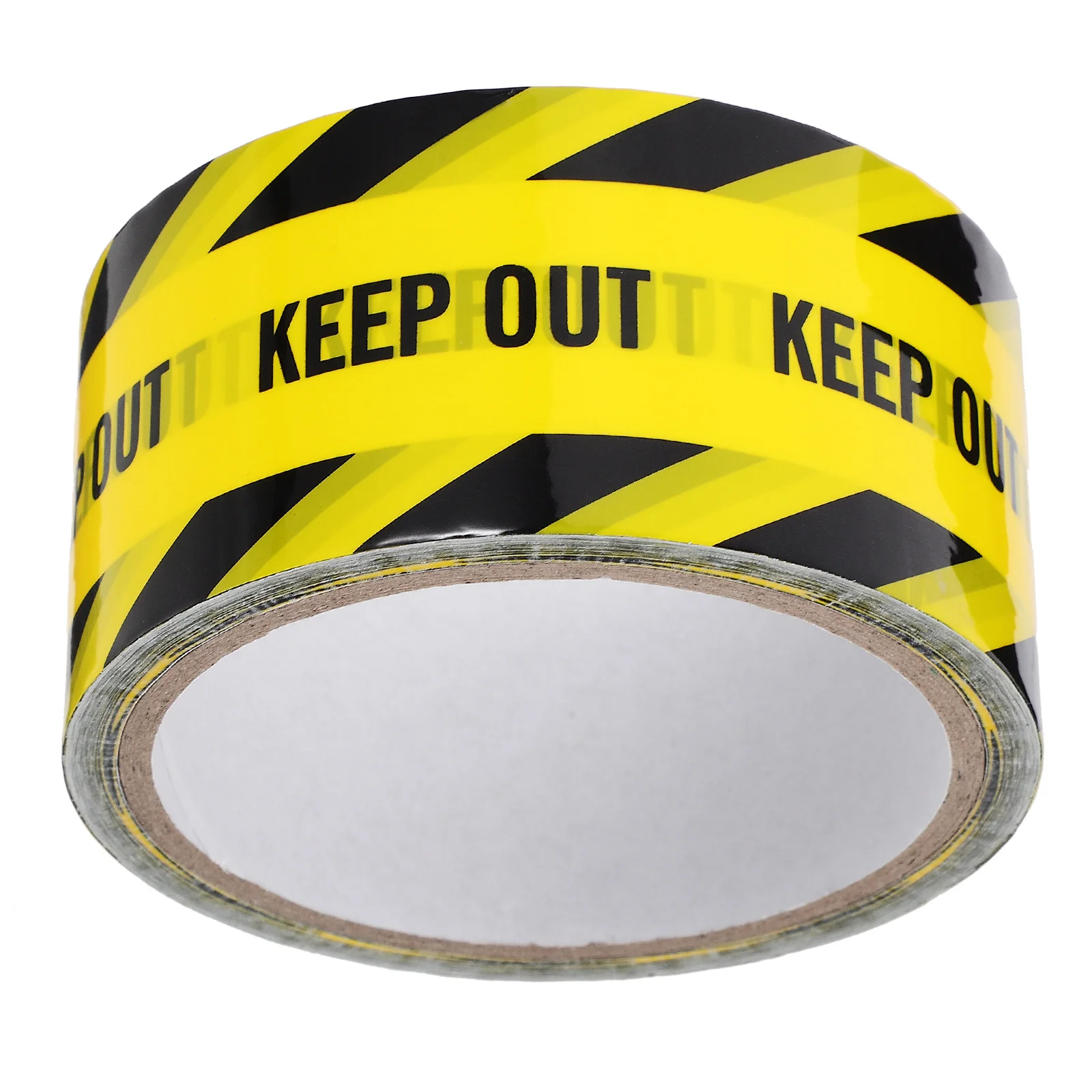 1 Roll Black Adhesive Safety Tape Strong Durable Keep Out Warning Tape for Walls Floors Pipes Heavy Traffic Construction Site