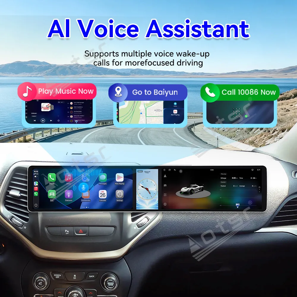 Android 15 CARPLAY Dual 12.3