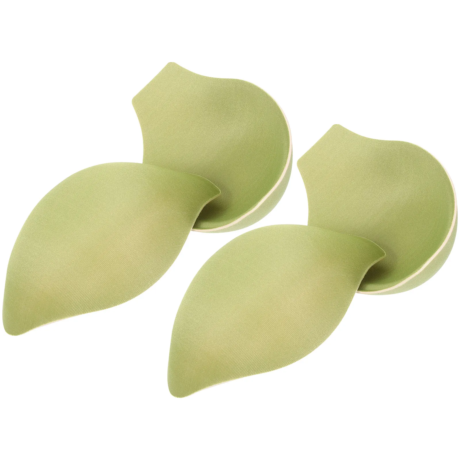 

4 Pcs Sponge Pad Underwear Bulge Swimsuit Cup Green Anti Glare Trunks Protection Briefs