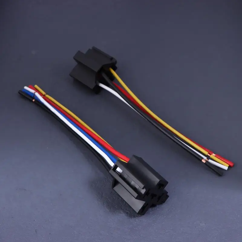 مرحل تلقائي مع أسلاك/صمامات وقاعدة مقابس 12 فولت مقاومة للماء 4/5 دبوس 40 أمبير أمبير SPST؛ ملحقات السيارات السلكية مسبقًا. #6