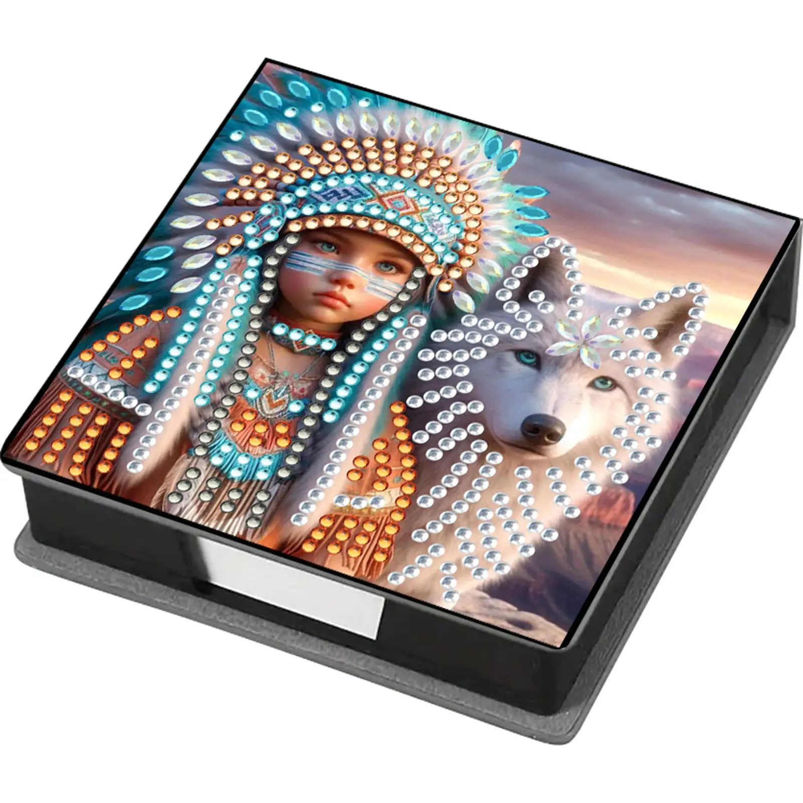 

Деревянный блокнот для алмазной живописи с 160 листами, коробка для алмазной живописи, для дома, офиса, школы, праздничные подарки