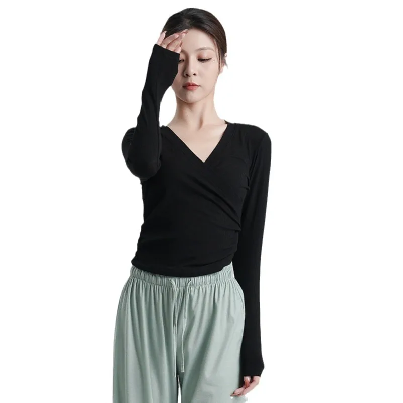 ملابس ممارسة الرقص الجديدة، ملابس الرقص الحديثة، ملابس الجسم للاختبار الفني، ملابس الرقص الكلاسيكي النسائية، ملابس محبوكة طويلة