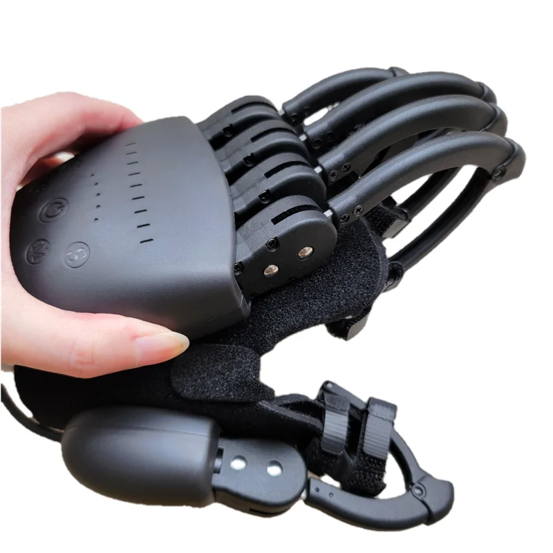 Super Strong Mechanical Power ปลอดภัยและ Powe ul Stroke Hemiplegia Robot Rehabilitation Gloves