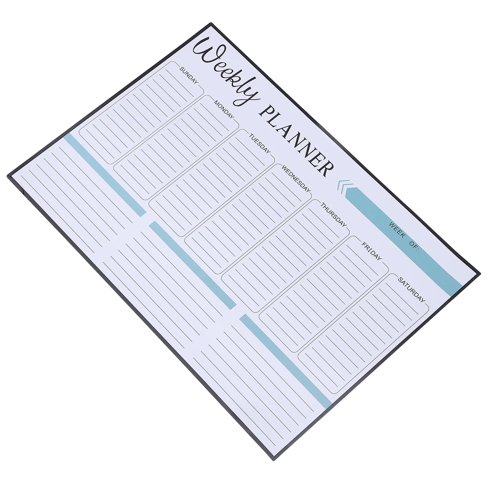

Magnetic Weekly Plan Sticker Erasable Board Note Scheduler Message Planner Simple Design Practical Kitchen Office Use