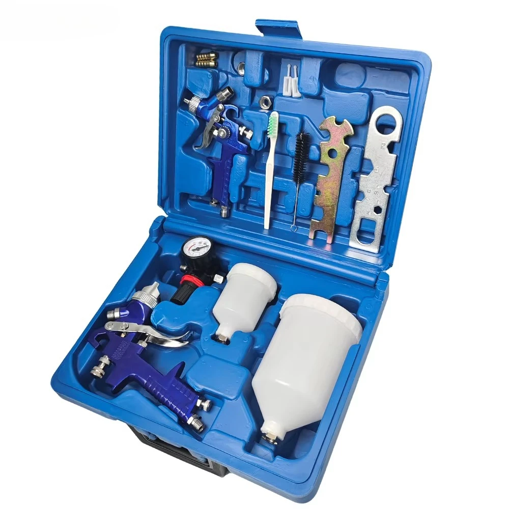 

High Pressure Pneumatic Paint Spray Gun, Gravity Suction Feed Air Spray Paint Gun Professional Gravity Feed Sprayer Automotive
