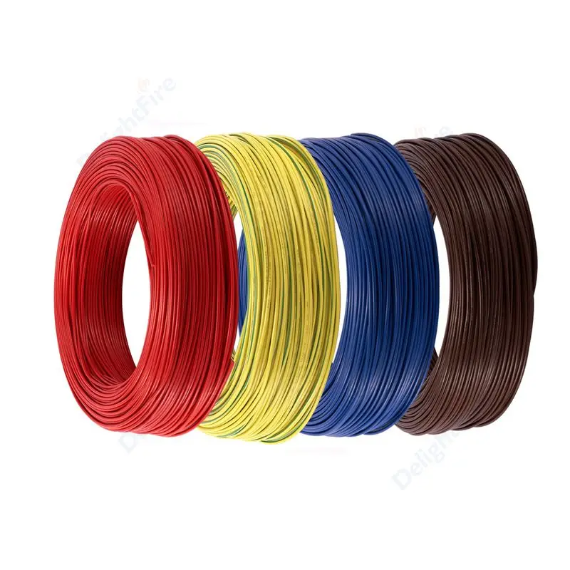 

160m Multicolor PVC Copper Wire Flexible Cable 22AWG Electrical Wires For DIY Electronic Equipment Home Improvement Motor