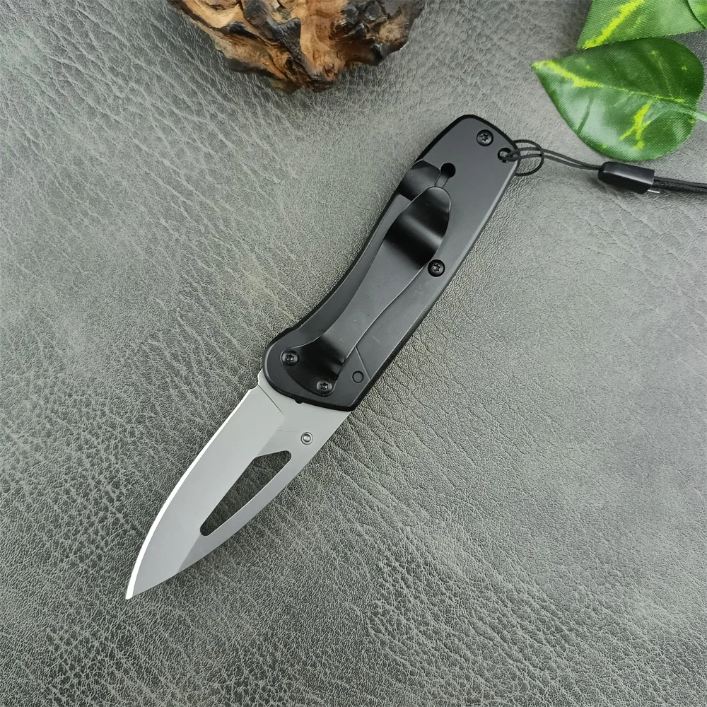 Mini DA85 Pocket Knife Folding Knife 5Cr13Mov Blade Wood Handles Sharp Safety Tactical Knife Utility Fruit Knives EDC Multitool