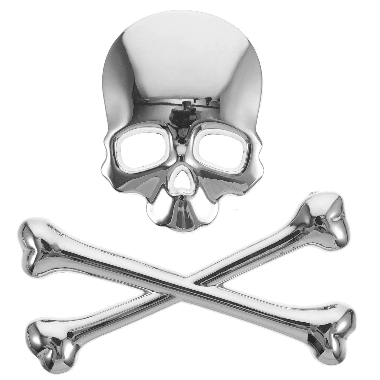 

3D 3M Car 3d Skull Decal Metal Crossbones Car Motorcycle Sticker Label Car 3d Skull Decal Badge Car Styling Stickers Decal