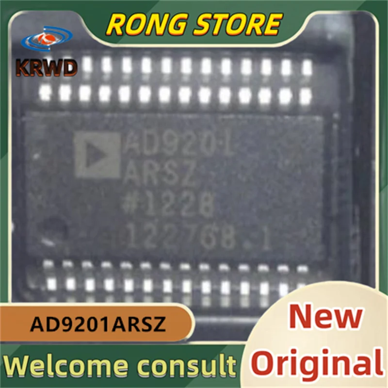 1pcs AD9201  AD9201ARSZ  SSOP-28  New and Original