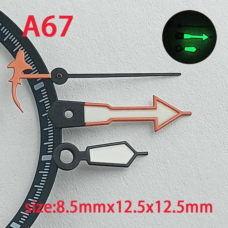 Montre Lumineuse Verte, Mouvement Mécanique existent, Autres Accessoires, Poquinze, NH34, NH35, NH36, NH38, NH70, NH72