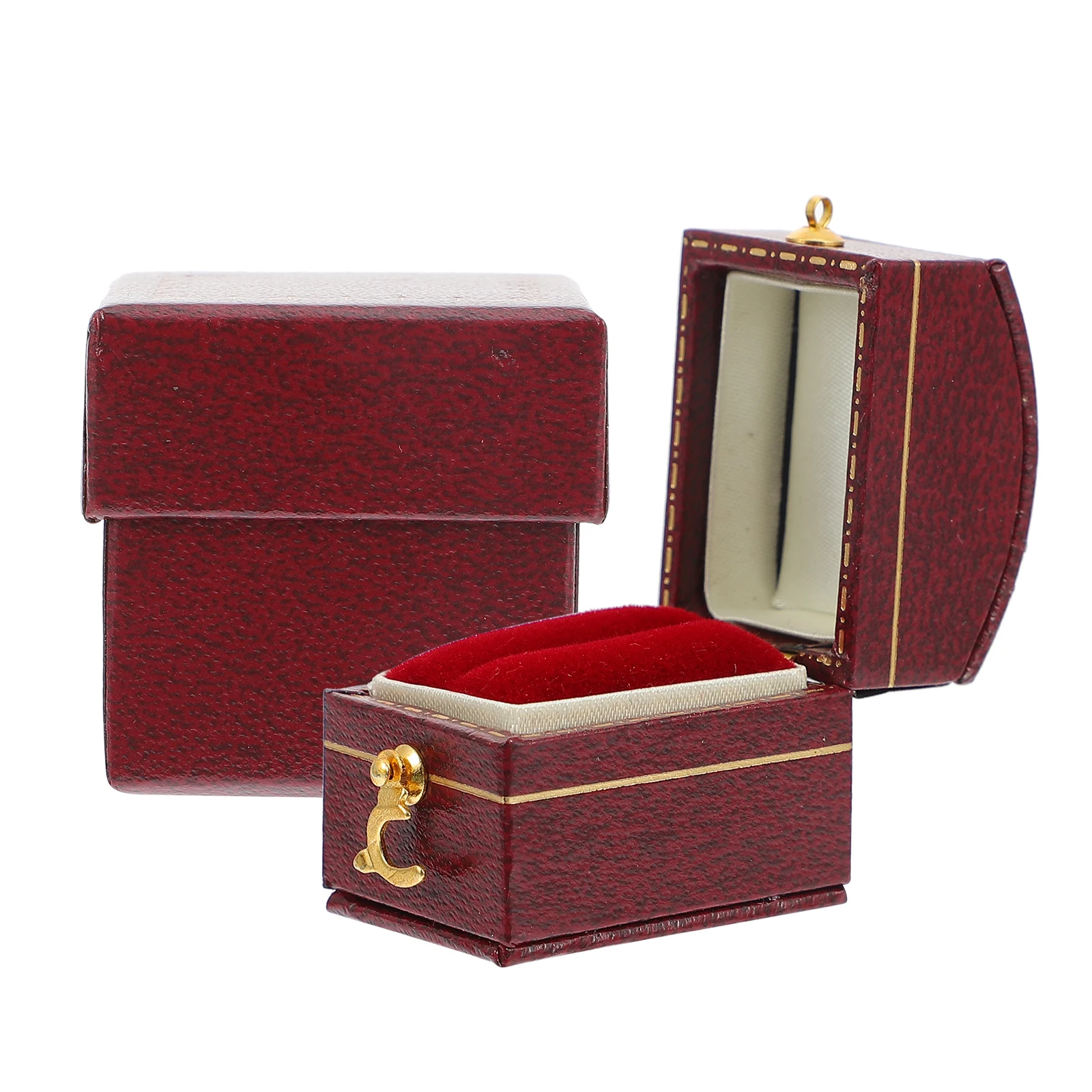 

Retro Square Vintage Ring Decorative Ring Jewelry Storage Gift Jewelry ganizer Box Box Storage Case Holder ganizer for Gifts