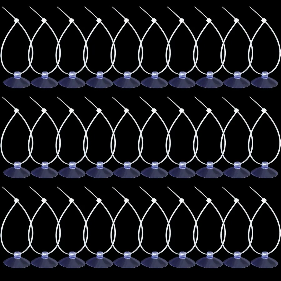 30 قطعة 35 مللي متر شفط الكؤوس مع 50 قطعة البريدي الشفاف العلاقات المطاط المضادة للتصادم مصاصة الوسادة دون السنانير للمنزل المطبخ معلقة