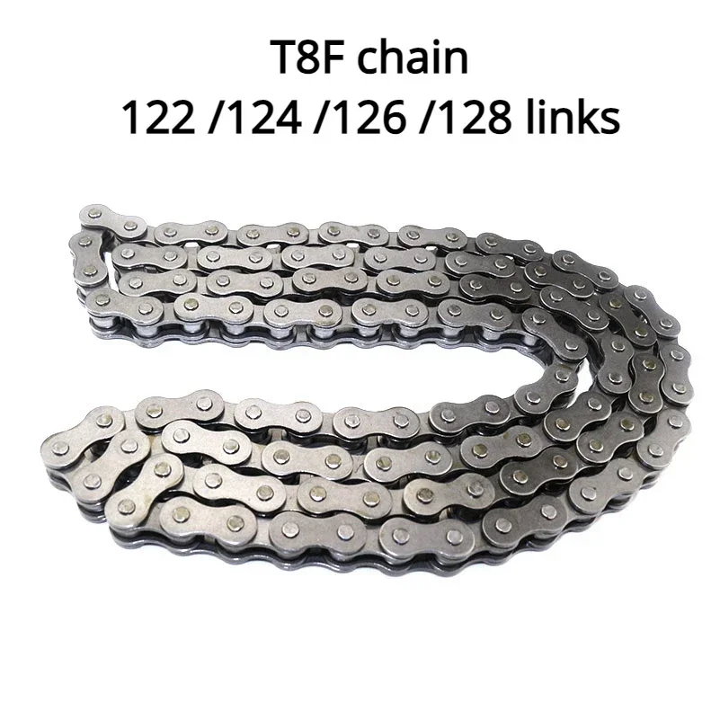 T8F chain 122 /124 /126 /128 links For Mini Dirt BIKE Quad ATV 47cc 49cc Minimoto Pocket Bikes