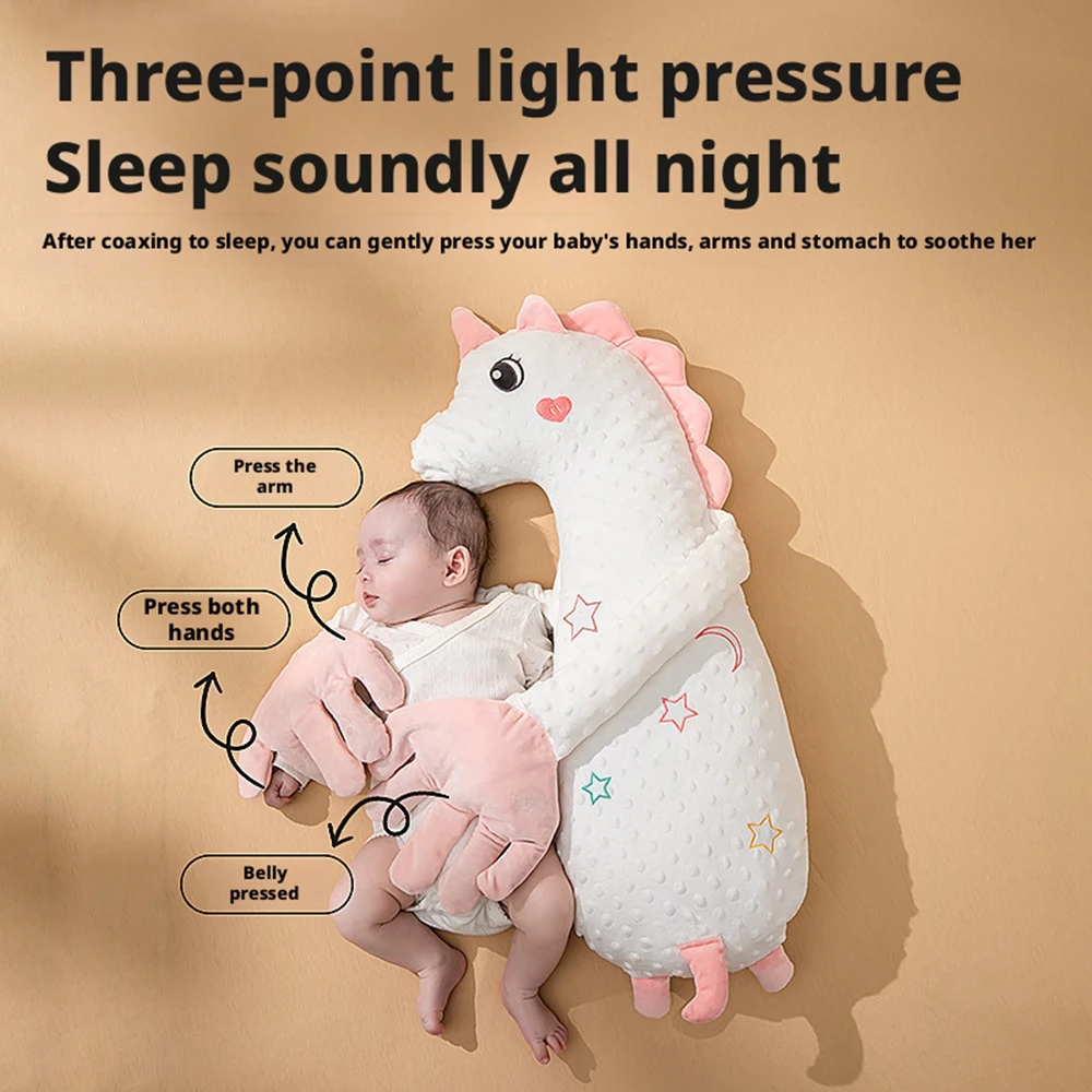 أداة مساعدة على نوم الطفل مع حركات إيقاعية لعبة مهدئة لنوم الطفل الكهربائية مع وسادة راحة اليد للتحكم عن بعد لتهدئة الطفل