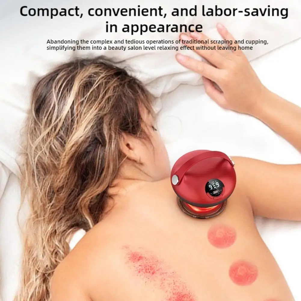 電気真空マッサージャー,加熱療法,脂肪缶吸引,健康疲労,物理バーナーカップ,a4w0を和らげます