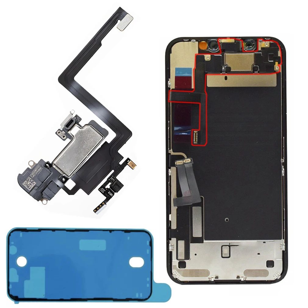 

Замена гибкого кабеля динамика для наушников iPhone X XR XS 11 12 Mini Pro Max Разъем датчика приближения + водонепроницаемый
