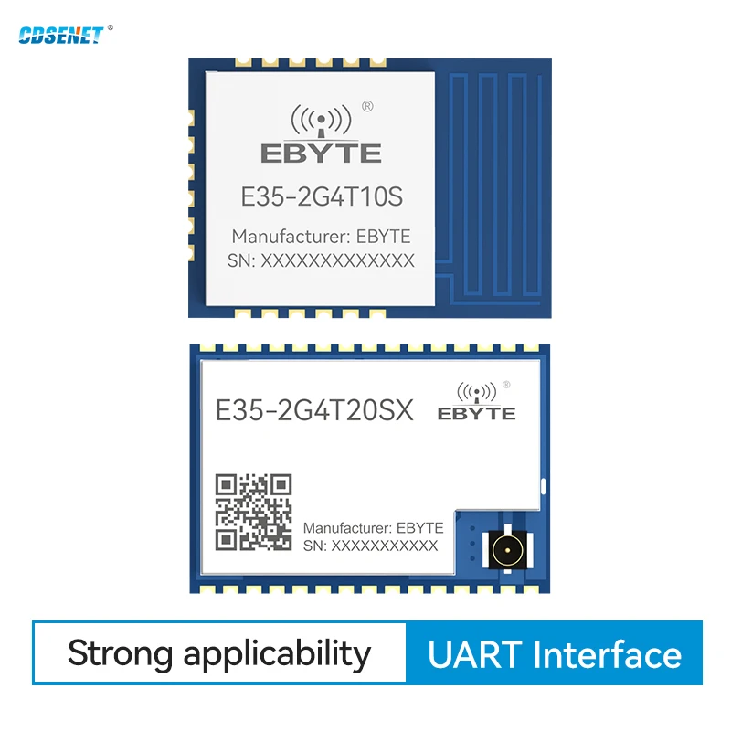 TLSR8208 2.4G Serial Port Transparent Transmission Module UART CDSENT E35-2G4T Series Test Board Low Power Long Distance PCB