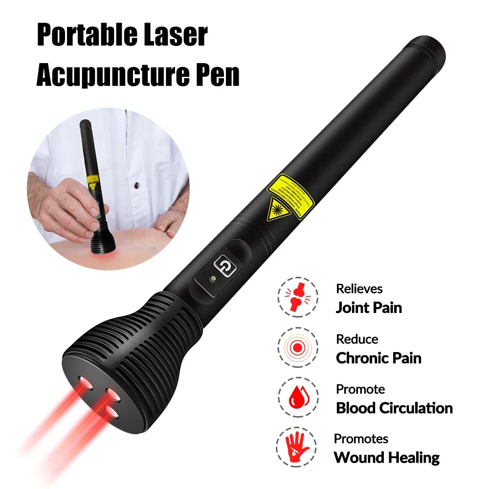 

ZJZK 1500mW 3X808nm Deep Penetration Soft Cold Laser Therapy Acupuncture Pen for Pets Wound Injury Pain Treatment