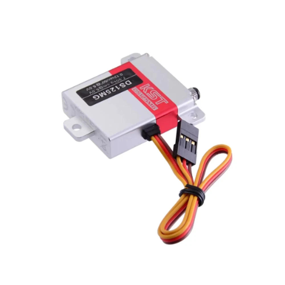 

For KST DS125MG 10mm 7KG High Torque Metal Gear Digital Servo for Fixed-wing Drone UAV Helicopter Airplane RC Models